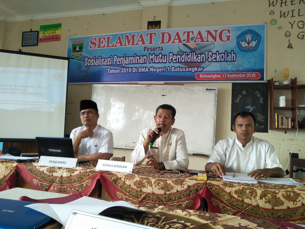 SOSIALISASI PENJAMINAN MUTI PENDIDIKAN SEKOLAH